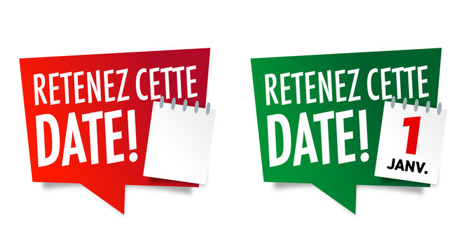 Retenez cette date (Save the date)