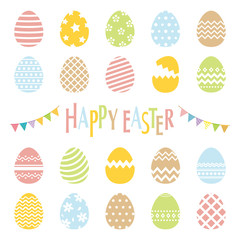 イースタエッグ　アイコン素材セット