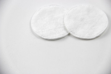 Hygiene products. cotton wheels