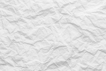 Creased paper texture, white paper sheet, background