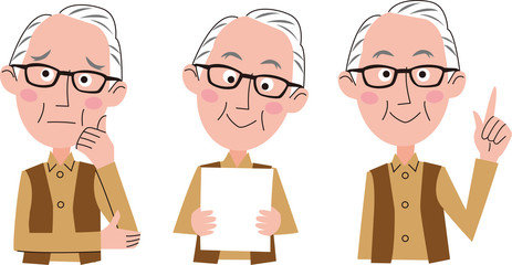 　シニア男性バリエーション
