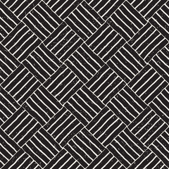 Hand drawn seamless repeating pattern with lines tiling. Grungy freehand background texture.