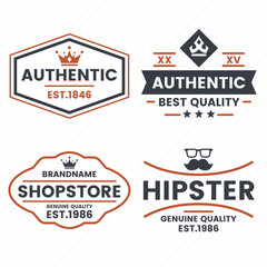 Restaurant Retro Vector Logo for banner