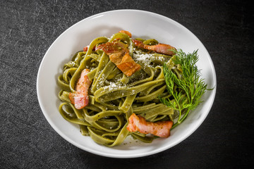 イタリアンホームメイドパスタ　Fettuccine pasta Italian cuisine