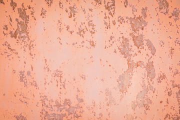 Painted metal wall texture, outdated surface. background image.