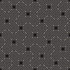 Vector seamless pattern. Modern stylish abstract texture. Repeating geometric tiles