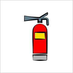 Obraz premium Fire Extinguisher Icon