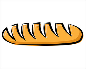 Obraz premium French Bread Icon