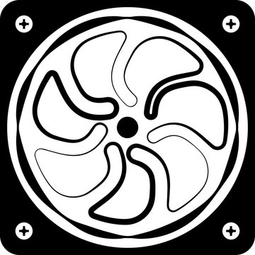 recommend clip art: Computer Fan Icon