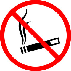 No Smoking Icon, No Smoking Sign