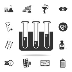 vials icon. Detailed set of medicine element Illustration. Premium quality graphic design. One of the collection icons for websites, web design, mobile app