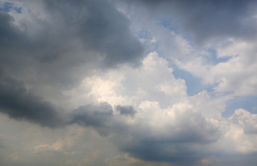 Abstract cloud in twilight at evening times.
