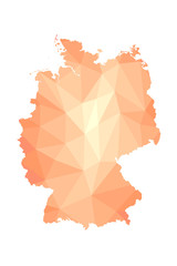 Deutschland mit geometrisches Muster