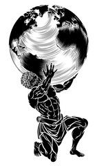 Atlas Titan Holding Globe