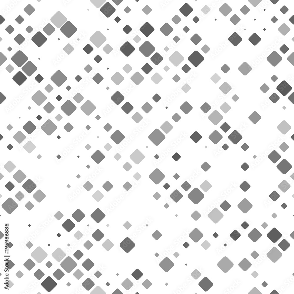 Poster repeating diagonal rounded square mosaic pattern background - vector graphic design