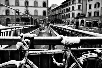 Winter snowfall in Florence / Florence My city My love