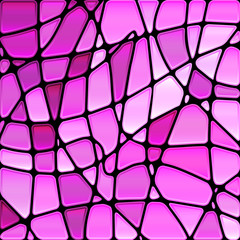 abstract vector stained-glass mosaic background