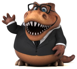 Fun Trex - 3D Illustration © Julien Tromeur