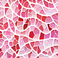 abstract vector stained-glass mosaic background