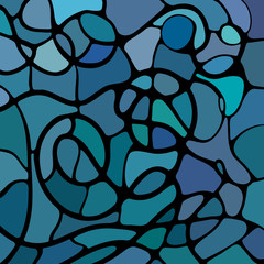 abstract vector stained-glass mosaic background