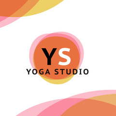 Vector transparent ypga, beauty, and spa symbols in light colors isolated on white background. Perfect for massage saloon, wellness and health care centers, fashion insignia design.