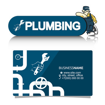 A business card for the plumber