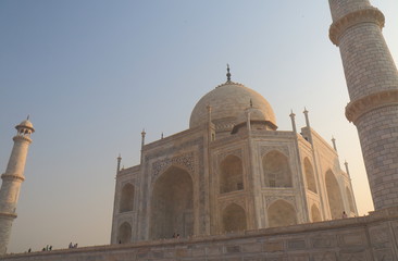 Fototapeta na wymiar Iconic architecture Taj Mahal Agra India