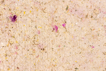 Handmade paper with herbal and floral inclusions