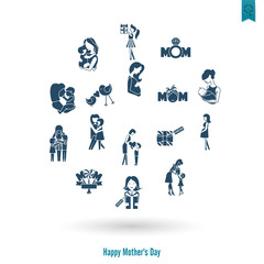 Happy Mothers Day Icons