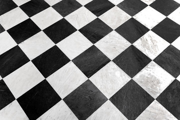 Black And White Checkered Floor Tiles, marble background
