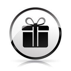 gift icon on white background