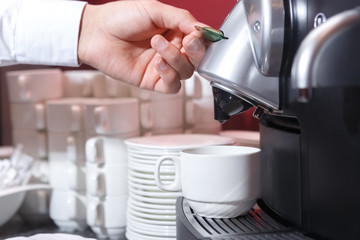 Coffee making facilities in the coffee machine