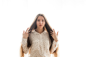 Very long hair