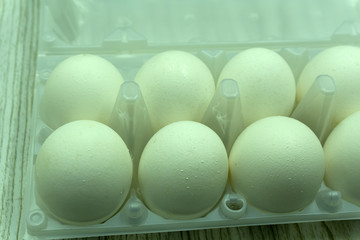 lot of white eggs on white.