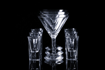 Glas Cocktail Shot Martini