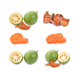 Bael  on white background