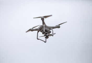 Dron with a video camera 