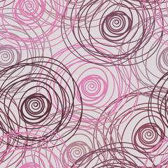 Abstract doodles seamless pattern