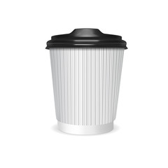 Mock up paper cup of coffee, tea, milk