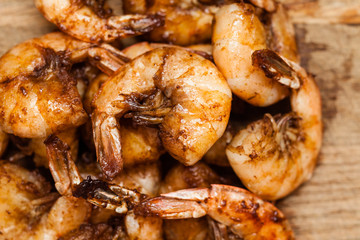 Spicy shrimps macro