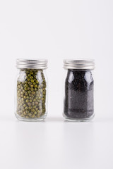 Mung bean and black sesame