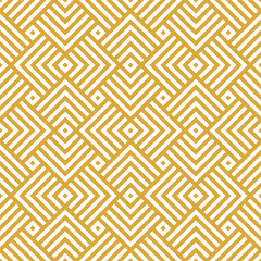 Vector golden background. Seamless geometric pattern