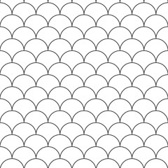 Seamless japanese pattern - vector simple background.