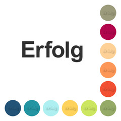Farbige Buttons - Erfolg