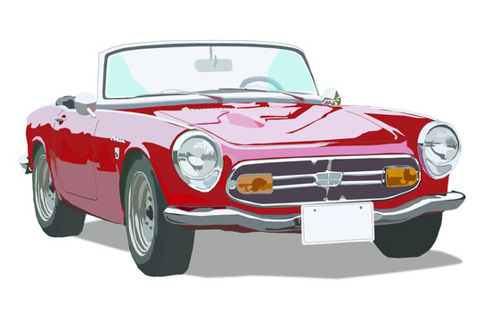赤いオープンカー Stock イラスト Adobe Stock 赤いオープンカー Stock イラスト Adobe Stock