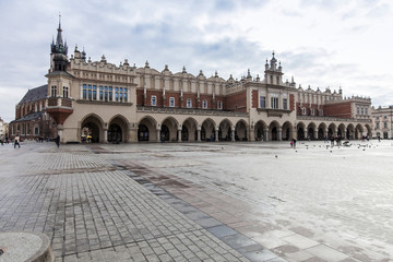 Fototapeta na wymiar Main Market Square, Krakow, Poland