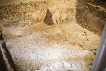 The garden tomb in Jerusalem, Israel