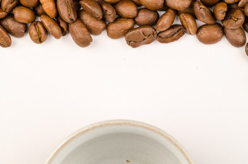 Coffee beans isolated