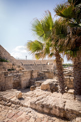 ruins of Caesarea in Israel