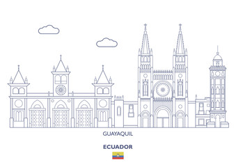 Guayaquil City Skyline, Ecuador